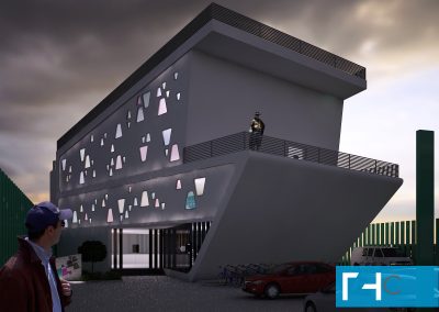 Render foto-realista de modelado 3d para proyecto arquitectónico