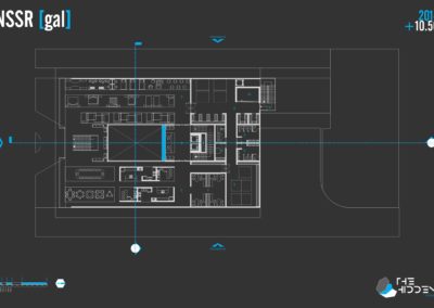 Planta esquemática para diseño de proyecto arquitectónico