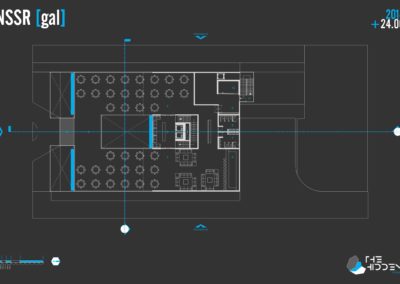 Planta esquemática para diseño de proyecto arquitectónico