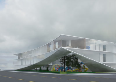 Render foto-realista de modelado 3d para proyecto arquitectónico